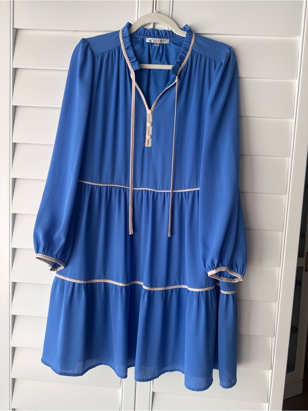 Joyjoy tiered mini dress size XL